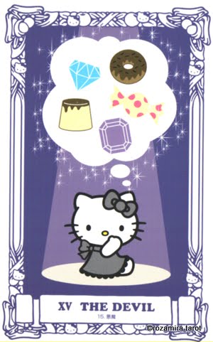 Hello Kitty Tarot Cards by Ryugi Kagami